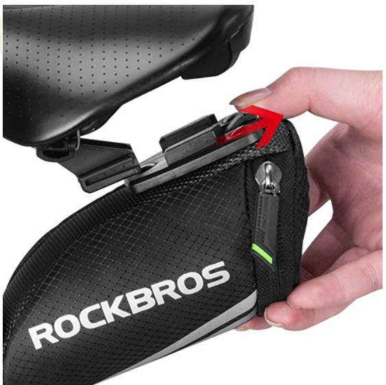 ROCKBROS C28 Satteltasche Fahrradsitz Tasche mit Befestigungsriemen/mit Halterung