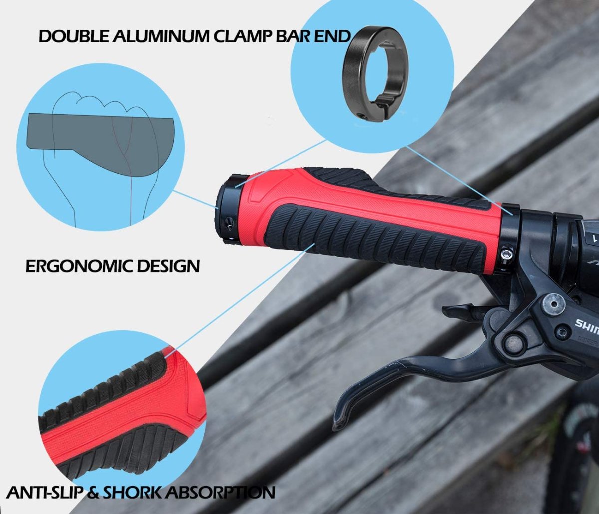 ROCKBROS Ergonomische Fahrrad Lenkergriffe Rutschfest 22mm