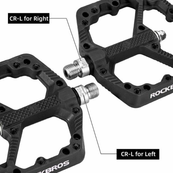 ROCKBROS Fahrrad Pedale Mountainbike Rennrad Fahrradpedale 9/16 Zoll 3 Sealed Bearing