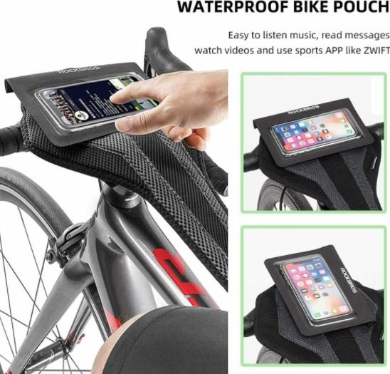 ROCKBROS Fahrrad Schweißfänger für Rollentrainer Anti-Schweiß Atmungsaktiv Grau