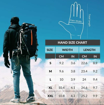ROCKBROS Fahrradhandschuhe Damen Herren Winter Handschuhe Touchscreen Winddicht