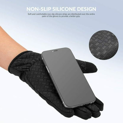 ROCKBROS Fahrradhandschuhe Damen Herren Winter Handschuhe Touchscreen Winddicht