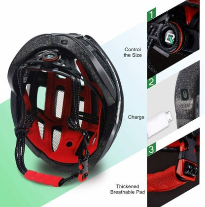 ROCKBROS Fahrradhelm Helm Outdoor Schutzhelm Sicherheit Gr.57-62 cm Multifunction