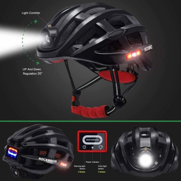 ROCKBROS Fahrradhelm Helm Outdoor Schutzhelm Sicherheit Gr.57-62 cm Multifunction