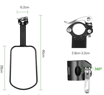 ROCKBROS KW-672 Gepäckträgertasche Wasserfest Schnellspanner mit Halterung