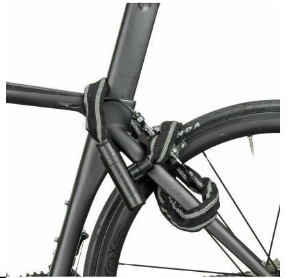 ROCKBROS LCXR0100 Fahrradschloss Kettenschloss 116CM Mit Schlüssel 6MM