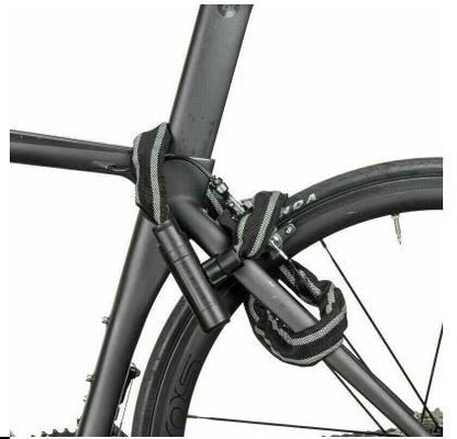 ROCKBROS LCXR0100 Fahrradschloss Kettenschloss 116CM Mit Schlüssel 6MM
