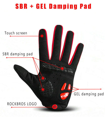ROCKBROS S169-1 Fahrradhandschuhe Winter Touchscreen