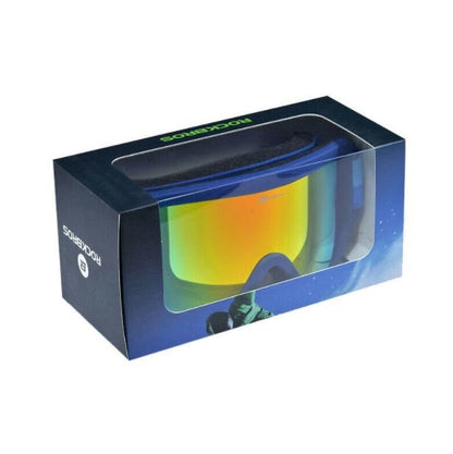 ROCKBROS Skibrille Für Frauen Herren Kinder Goggles Winter Anti-Fog-Skibrille