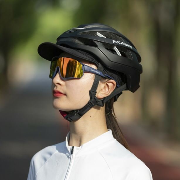 ROCKBROS Sommer Mütze Fahrradkappe unter Helm Kappe Eisseide Outdoorsport