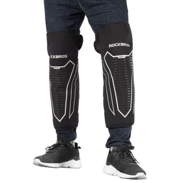 ROCKBROS TT009 Knieschutz 1 Paar Thermal Kniewärmer Motorrad Winddicht