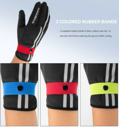 ROCKBROS Vollfinger Handschuhe Fahrradhandschuhe Radsport Touchscreen Rennrad
