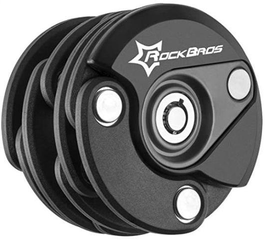 ROCKBROS WL798BK Mini Faltbare Anti-Diebstahl Schloss Schwarz