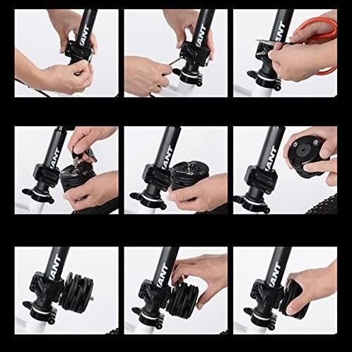 ROCKBROS WL798BK Mini Faltbare Anti-Diebstahl Schloss Schwarz