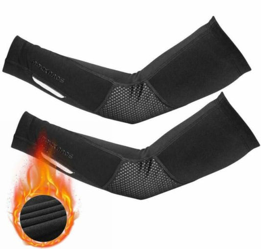 ROCKBROS XT019BK Armwärmer Ärmlinge Radsport Reflektierend S-3XL