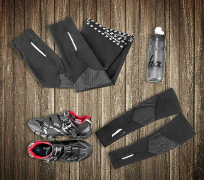 ROCKBROS XT019BK Armwärmer Ärmlinge Radsport Reflektierend S-3XL