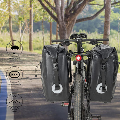 ROCKBROS Wasserdicht Gepäckträgertasche Packtaschen Fahrradtasche 25L 5 Farben