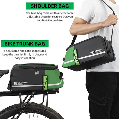 ROCKBROS Fahrrad Gepäckträgertasche Satteltasche Multifunktionale Picknicktasche 9L