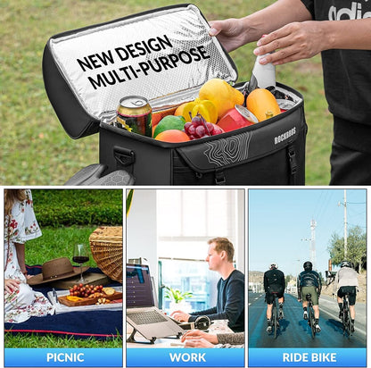 ROCKBROS Fahrradtasche Isolierende Picknicktasche Gepäckträger Tasche 11L