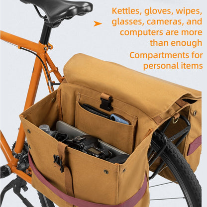 ROCKBROS Fahrrad Gepäckträgertaschen Fahrradtasche Packtasche Doppel Camping MTB