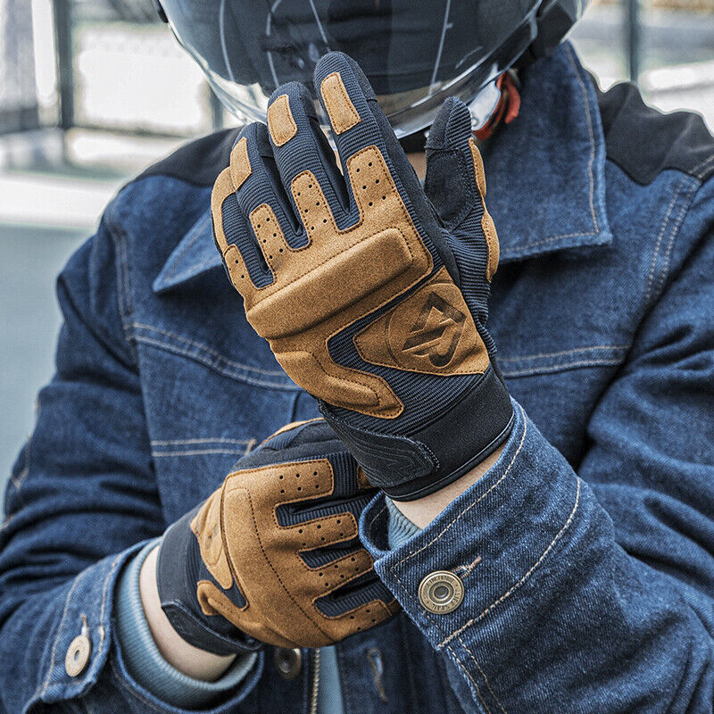 ROCKBROS MT003 Handschuhe Motorrad Vollfingerhandschuhe Touchscreen Fahrrad