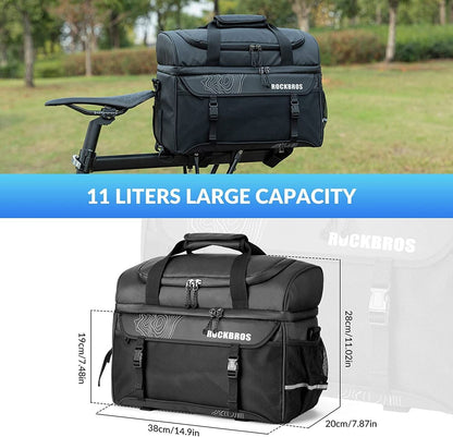 ROCKBROS Fahrradtasche Isolierende Picknicktasche Gepäckträger Tasche 11L