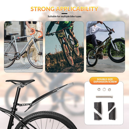 ROCKBROS Fahrrad Schutzblech Set Spritzschutz 26/27.5/28 Zoll MTB Fahrradschutzblech