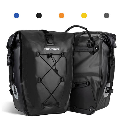 ROCKBROS Wasserdicht Gepäckträgertasche Packtaschen Fahrradtasche 25L 5 Farben
