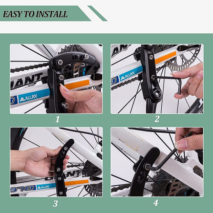ROCKBROS Fahrradständer Höhenverstellbar Seitenständer Einstellbar 24-29 Zoll Alu