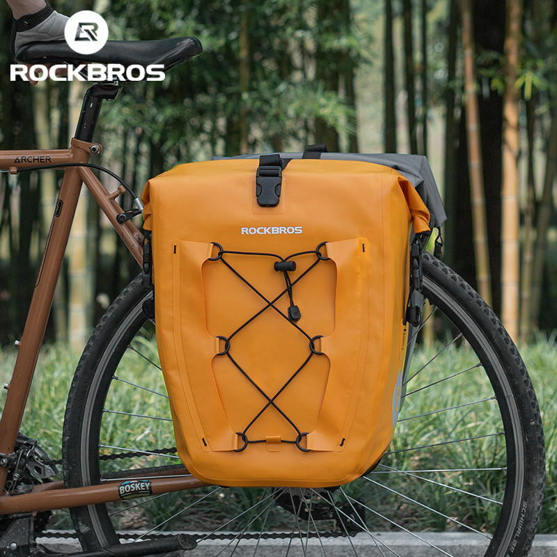 ROCKBROS Wasserdicht Gepäckträgertasche Packtaschen Fahrradtasche 25L 5 Farben