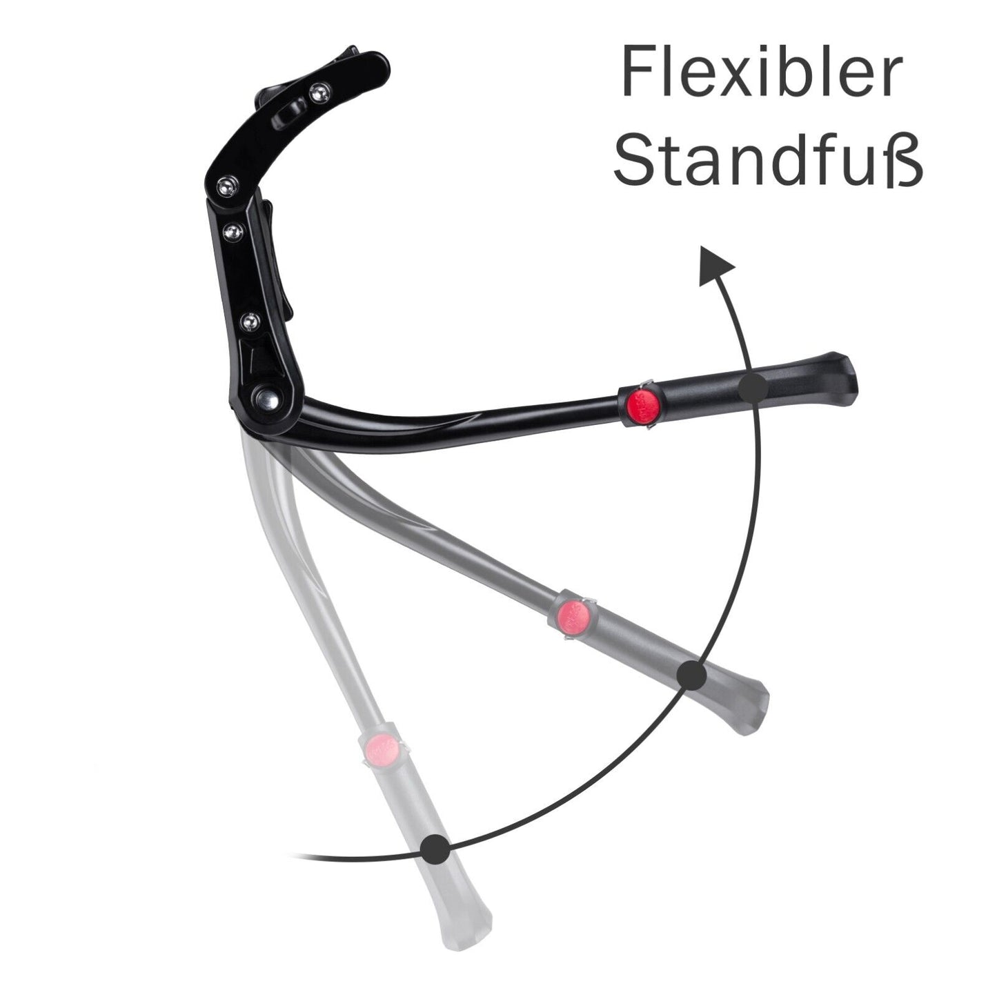 ROCKBROS Fahrradständer Höhenverstellbar Seitenständer Einstellbar 24-29 Zoll Alu