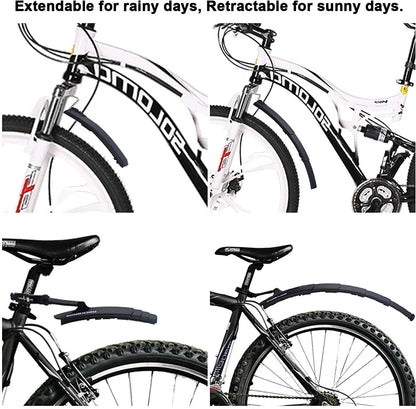 ROCKBROS Schutzbleche Set Vorne Hinten Fahrrad Schutzblech MTB Spritzschutz